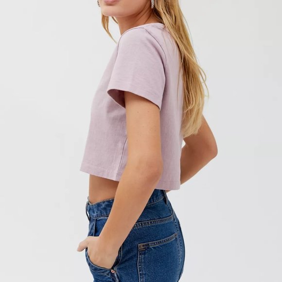 Urban Outfitters Best Friend Tee in Lilac - Picture 3 of 9